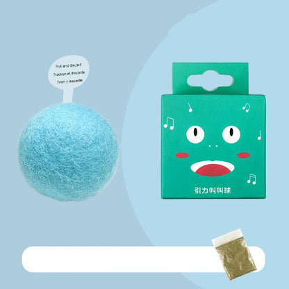 Intelligenter Spielball für Katzen (Sounds & Katzenminze)