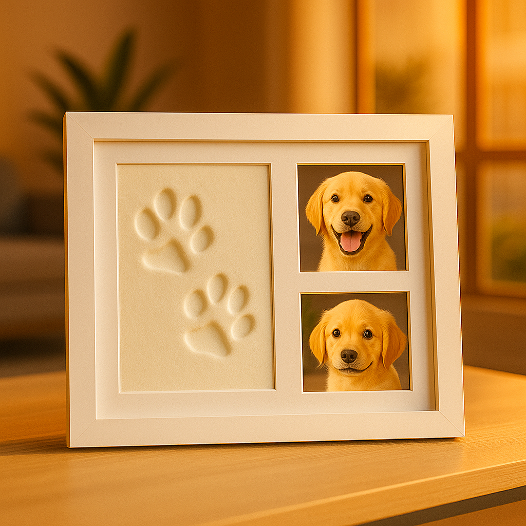 Pfoten- & Handabdrücke im Bilderrahmen DIY