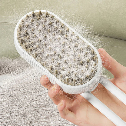 Steam Brush "Steamy" for Cats and Dogs - 3 In 1 Electric Spray